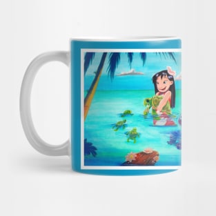 save the turtles Mug